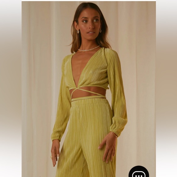 PEPPERMAYO SET - MALIBU DREAMING WRAP TOP and 90s MUSE PANTS (Full set) - Picture 2 of 7